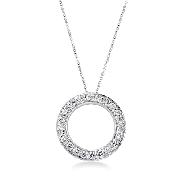 Vita | Circle Diamond Pendant